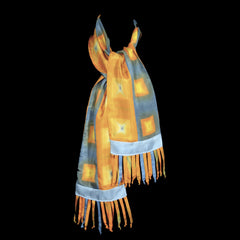 Pieced Silk Scarf