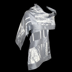 Pieced Silk Scarf