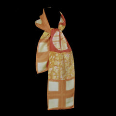 Pieced Silk Scarf