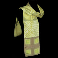 Pieced Silk Scarf