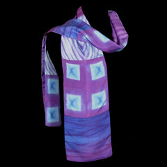 Pieced Silk Scarf