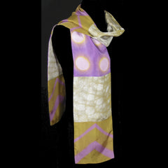 Pieced Silk Scarf